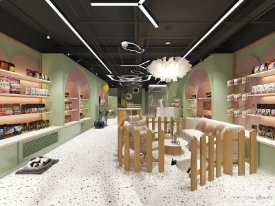 现代宠物店3D模型下载